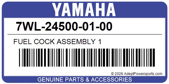 Yamaha 7WL-24500-01-00 Fuel Cock Assembly 1