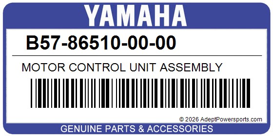 Yamaha B57-86510-00-00 Motor Control Unit Assembly