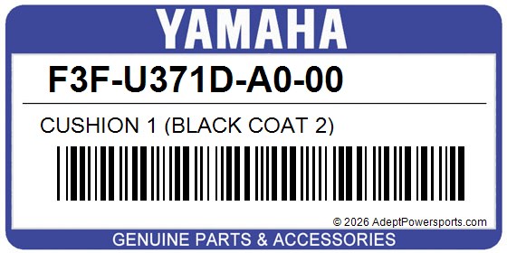 Yamaha F3F-U371D-A0-00 Cushion 1 (Black Coat 2)