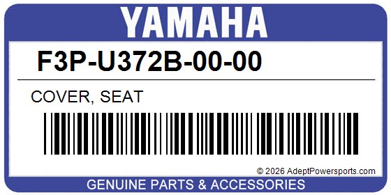 Yamaha F3P-U372B-00-00 Cover, Seat