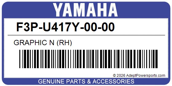 Yamaha F3P-U417Y-00-00 Graphic N (Rh)