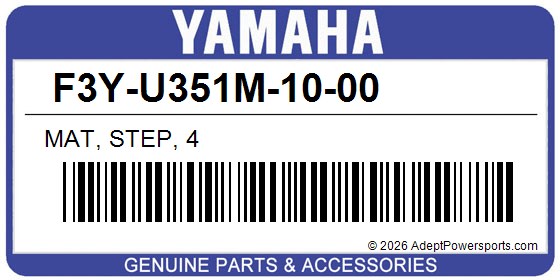 Yamaha F3Y-U351M-10-00 Mat, Step, 4