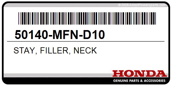 Honda 50140-MFN-D10 Stay, Filler, Neck