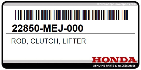 Honda 22850-MEJ-000 Rod, Clutch, Lifter