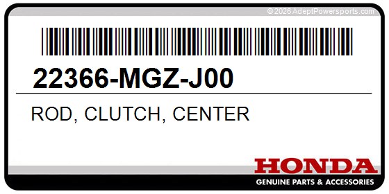 Honda 22366-MGZ-J00 Rod, Clutch, Center