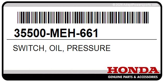 Honda 35500-MEH-661 Switch, Oil, Pressure