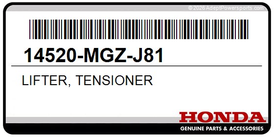 Honda 14520-MGZ-J81 Lifter, Tensioner