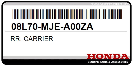 Honda 08L70-MJE-A00ZA Rr. Carrier