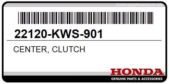 Honda 22120-KWS-901 Center, Clutch