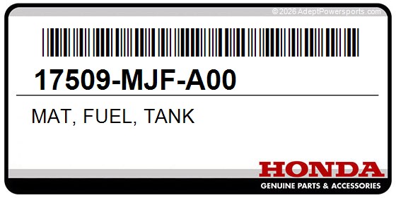 Honda 17509-MJF-A00 Mat, Fuel, Tank