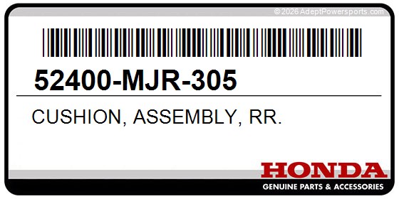 Honda 52400-MJR-305 Cushion, Assembly, Rr.