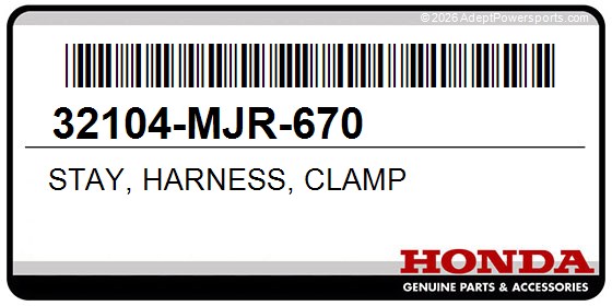 Honda 32104-MJR-670 Stay, Harness, Clamp