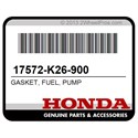 Honda 17572-K26-900 Gasket, Fuel, Pump