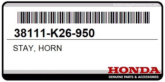 Honda 38111-K26-950 Stay, Horn