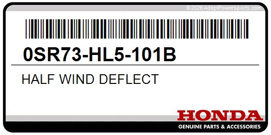 Honda 0SR73-HL5-101B Half Wind Deflect