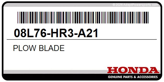 Honda 08L76-HR3-A21 Plow Blade