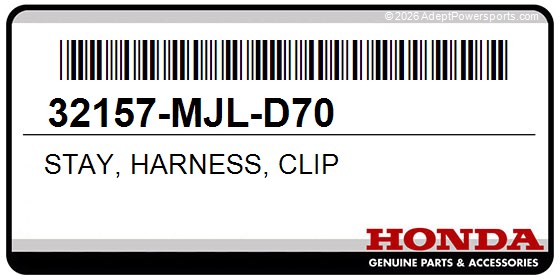 Honda 32157-MJL-D70 Stay, Harness, Clip