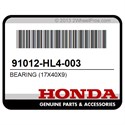 Honda 91012-HL4-003 Bearing (17X40x9)