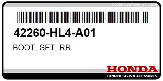 Honda 42260-HL4-A01 Boot, Set, Rr.