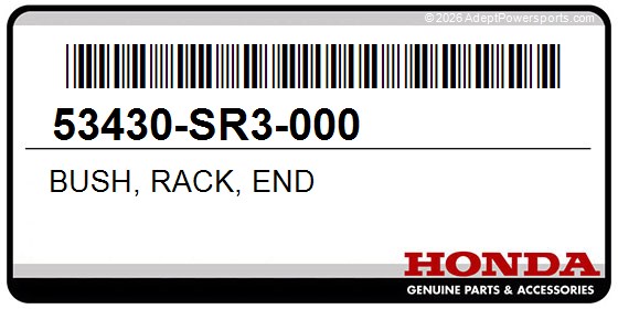 Honda 53430-SR3-000 Bush, Rack, End