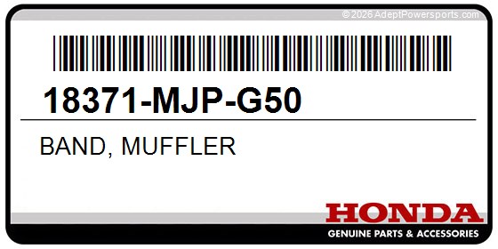 Honda 18371-MJP-G50 Band, Muffler