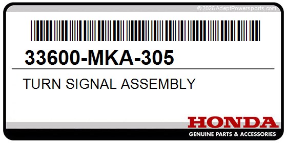 Honda 33600-MKA-305 Turn Signal Assembly