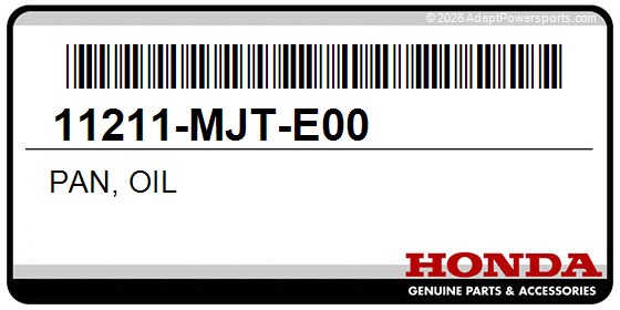 Honda 11211-MJT-E00 Pan, Oil