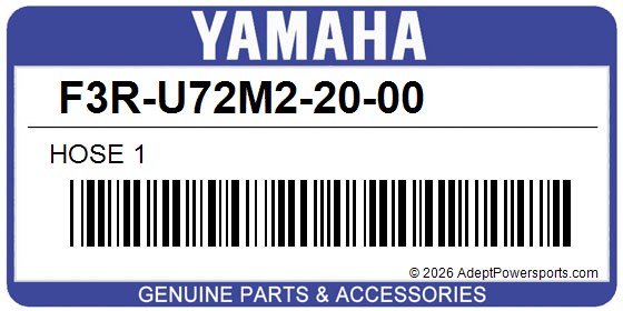 Yamaha F3R-U72M2-20-00 Hose 1