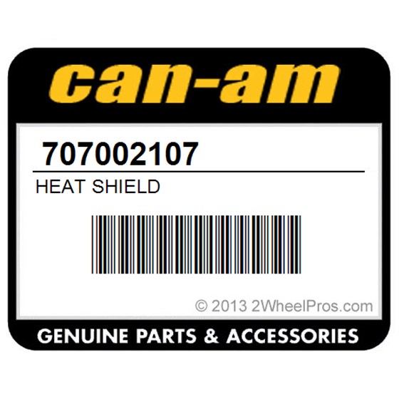Can-Am 707002107 Heat Shield
