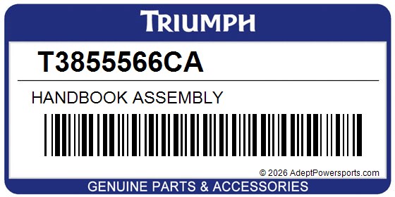 Triumph T3855566CA Handbook Assembly