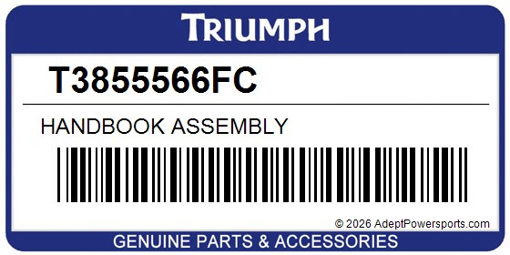 Triumph T3855566FC Handbook Assembly