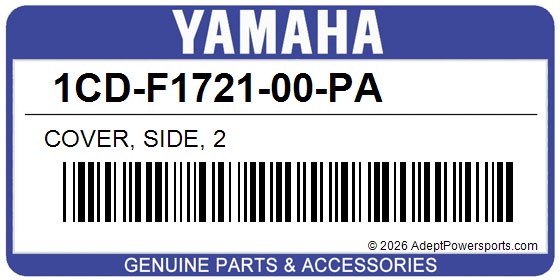 Yamaha 1CD-F1721-00-PA Cover, Side, 2