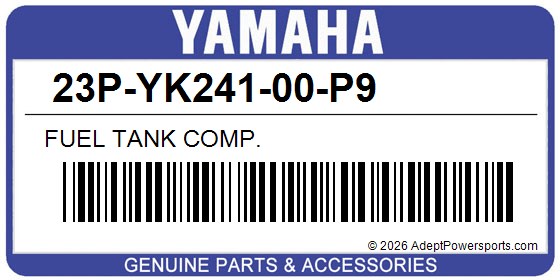 Yamaha 23P-YK241-00-P9 Fuel Tank Comp.