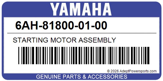 Yamaha 6AH-81800-01-00 Starting Motor Assembly
