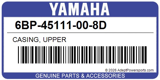 Yamaha 6BP-45111-00-8D Casing, Upper