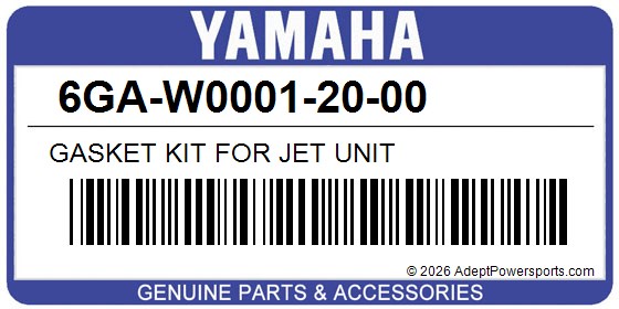 Yamaha 6GA-W0001-20-00 Gasket Kit For Jet Unit