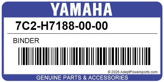 Yamaha 7C2-H7188-00-00 Binder