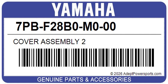 Yamaha 7PB-F28B0-M0-00 Cover Assembly 2