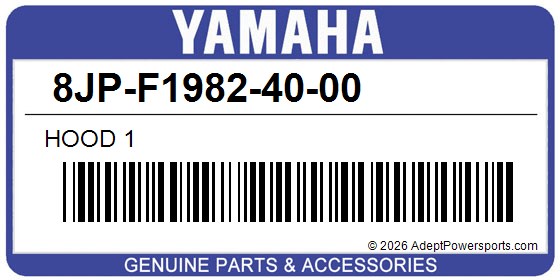 Yamaha 8JP-F1982-40-00 Hood 1