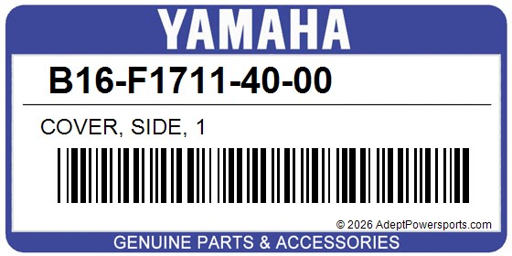 Yamaha B16-F1711-40-00 Cover, Side, 1