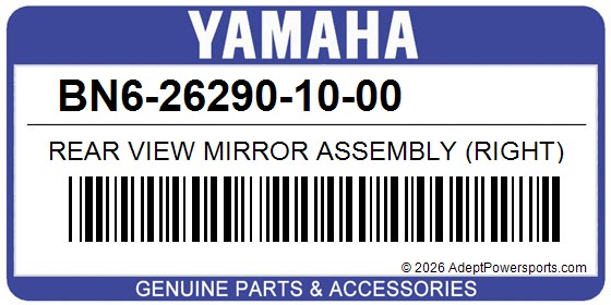 Yamaha BN6-26290-10-00 Rear View Mirror Assembly (Right)