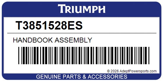 Triumph T3851528ES Handbook Assembly