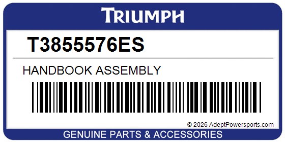 Triumph T3855576ES Handbook Assembly