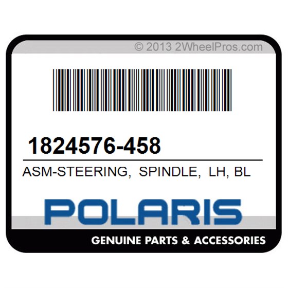Polaris 1824576-458 Asm-Steering, Spindle, Lh, Black