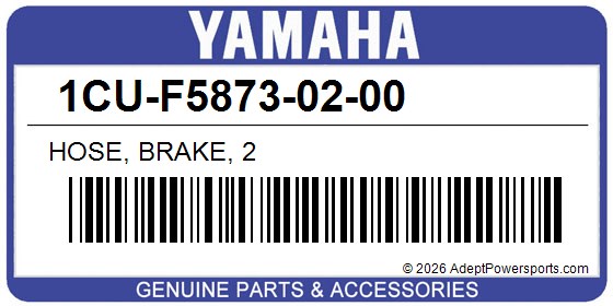Yamaha 1CU-F5873-02-00 Hose, Brake, 2