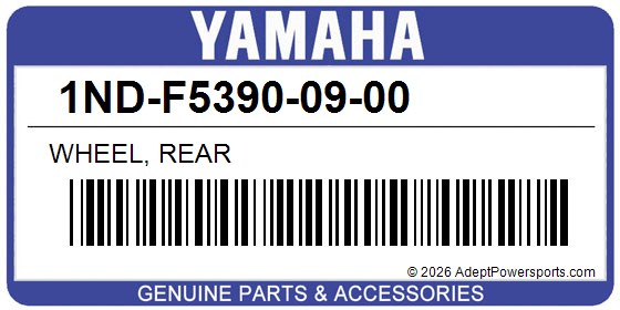 Yamaha 1ND-F5390-09-00 Wheel, Rear