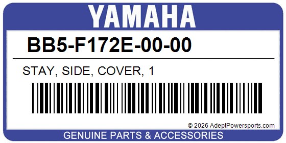 Yamaha BB5-F172E-00-00 Stay, Side, Cover, 1