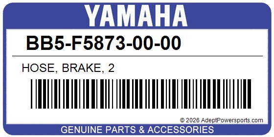 Yamaha BB5-F5873-00-00 Hose, Brake, 2