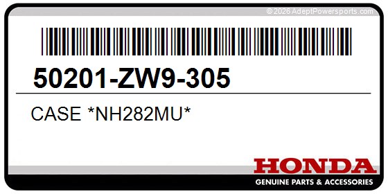 Honda 50201-ZW9-305 Case *Nh282mu*