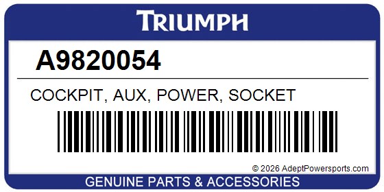 Triumph A9820054 Cockpit, Aux, Power, Socket